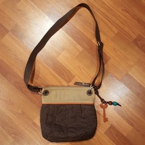 EUC FOSSIL KEY-PER CROSSBODY BAG